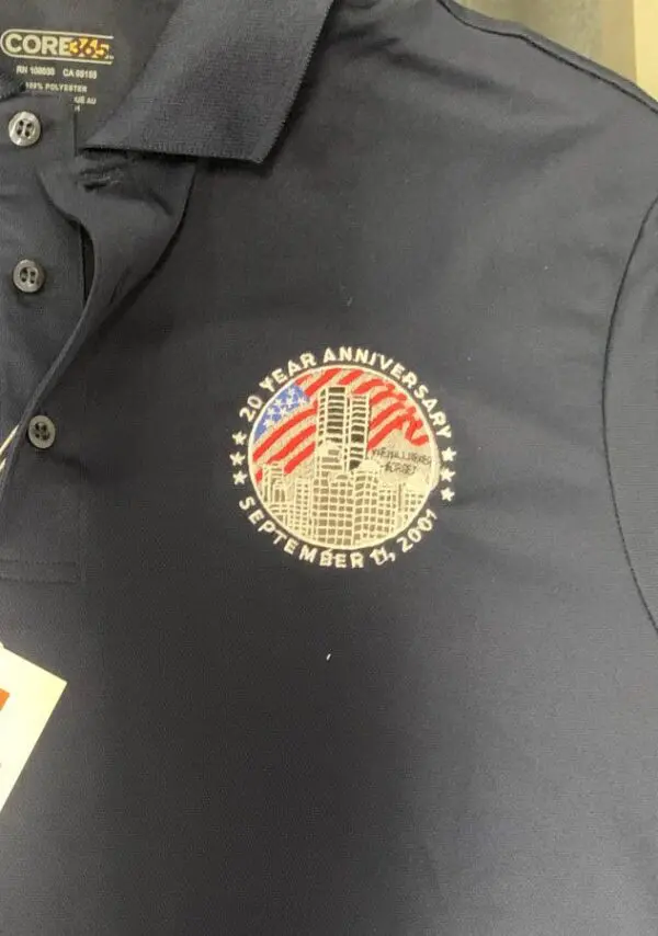 9/11 core 365 mens pique polo