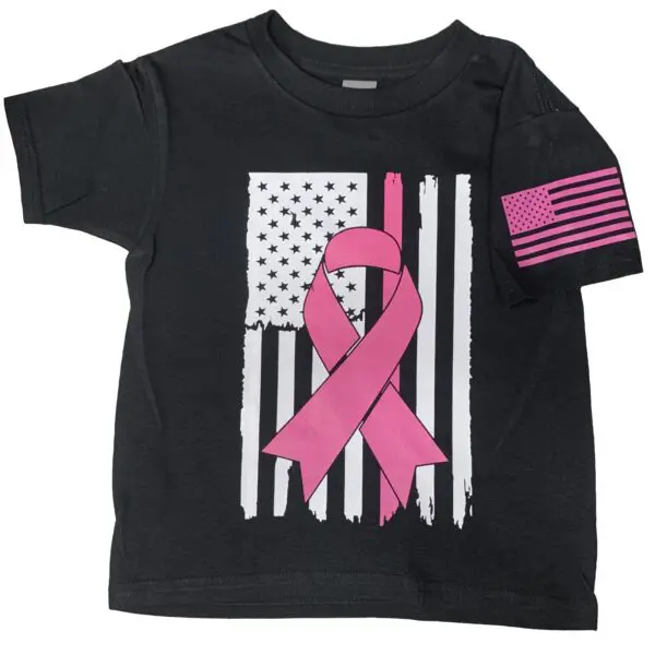Breast Cancer Awareness Flag Shirt