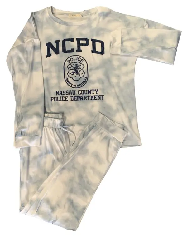 Ncpd Women's Blue Tye Dye Pajama Set
