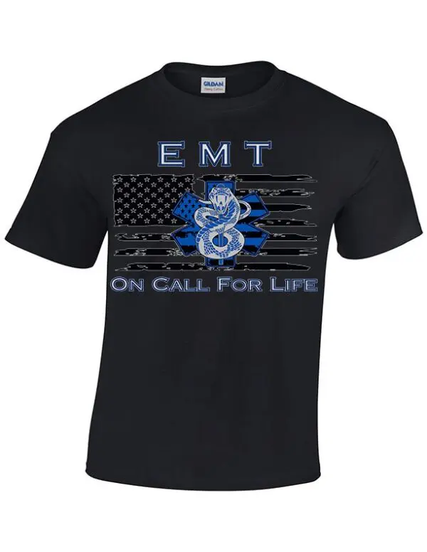 EMT On Call For Life T Shirt