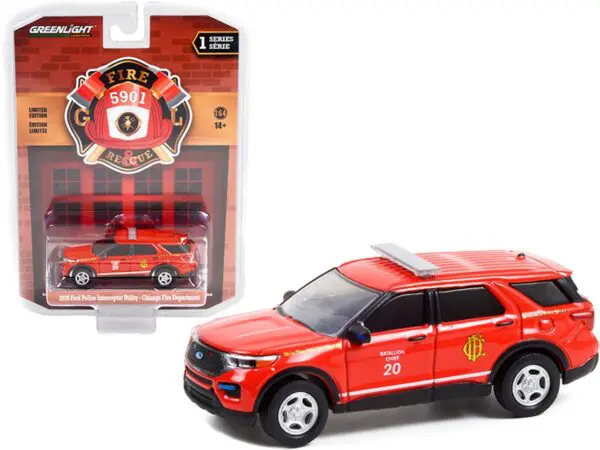 1/64 2020 Ford Police Interceptor Utility - Chicago Fire Department