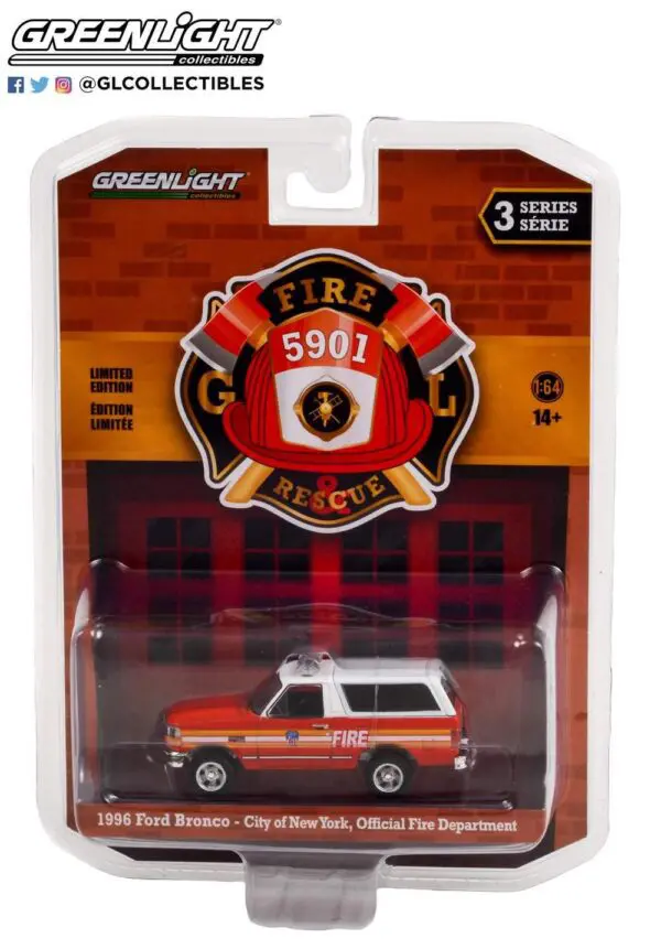 1/64 Fire and Rescue FDNY 1996 Ford Bronco