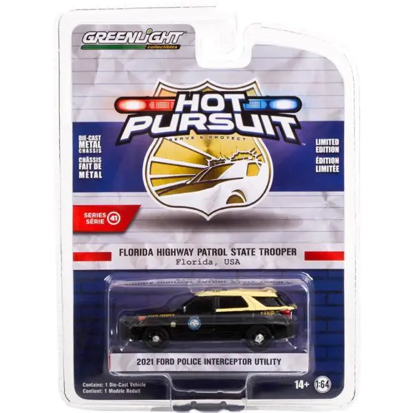1/64 Florida Highway Patrol State Trooper 2021 Ford Interceptor Utility