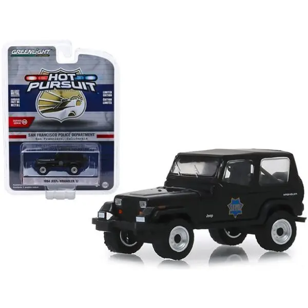 1/64 SAN FRANCISCO PD 1994 JEEP WRANGLER YJ