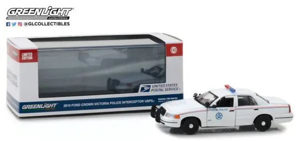 1/43 2010 Ford Crown Victoria Police Interceptor USPS
