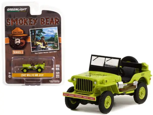 1/64 1942 Willys MB Jeep Smokey Bear