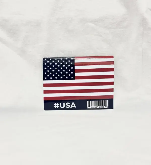 AMERICAN FLAG STICKER 2.5X4.5 IN