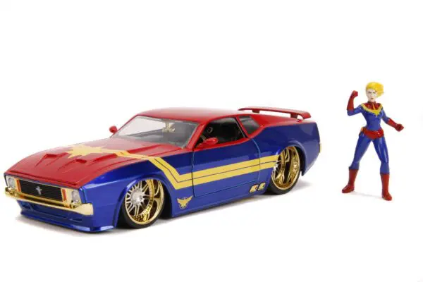 1/24 Captain Marvel & 1973 Ford Mustang Mach 1