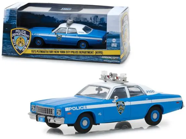 1/24 1975 Plymouth Fury NYPD