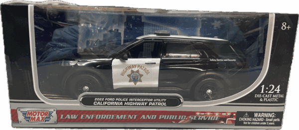 1/24 2022 Ford Police Interceptor Utility California Highway Patrol