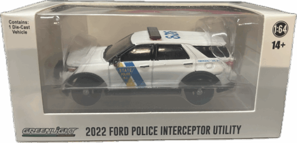 1/64 Kitbash 2022 Ford Police Interceptor NJ State Police