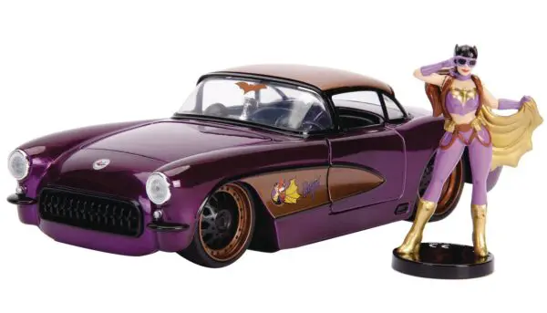 1/24 Batgirl & 1957 Chevrolet Corvette