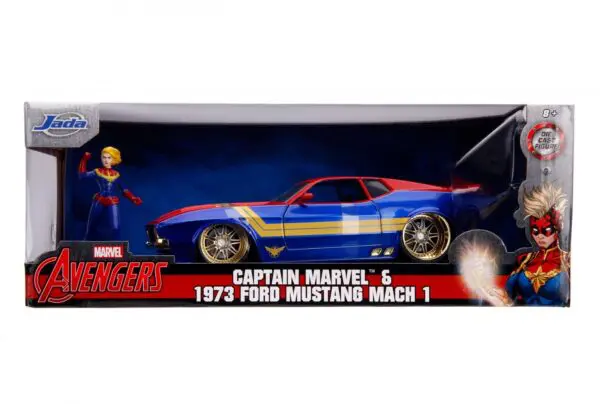 1/24 Captain Marvel & 1973 Ford Mustang Mach 1