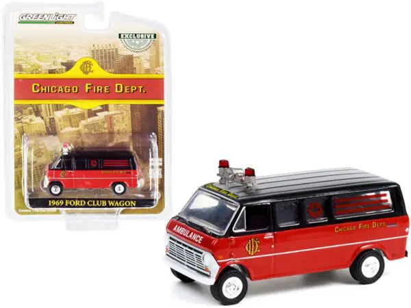 1/64 1969 Ford Club Wagon Chicago FD
