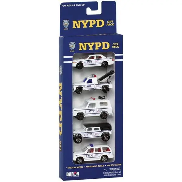 NYPD 5 Piece Car Set