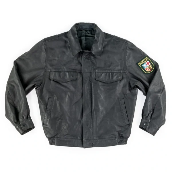German Police soft leather jackets "Polizei"