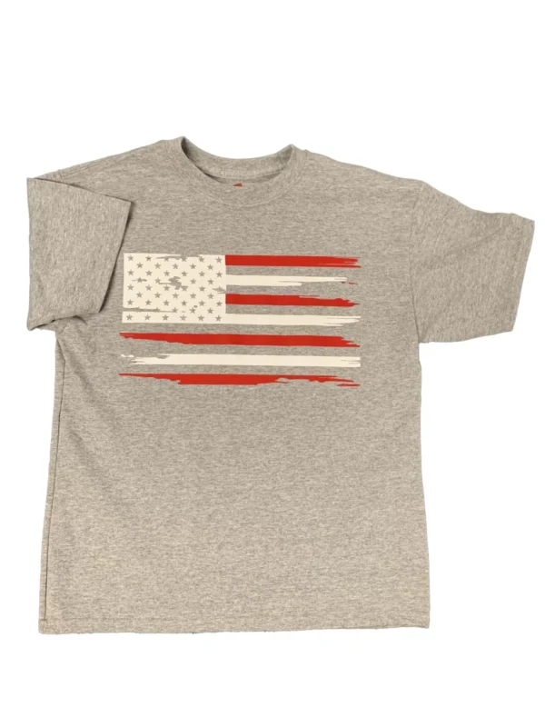 Kid's Red Line Flag T Shirt