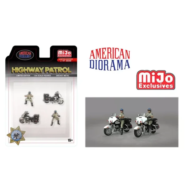 1:64 MiJo Exclusives Highway Patrol Figurines