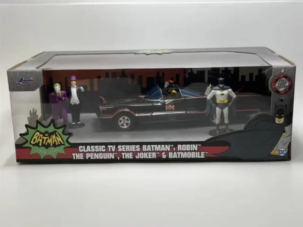 1/24 Classic TV Series Batman, Robin, The Penguin, The Joker & Batmobile