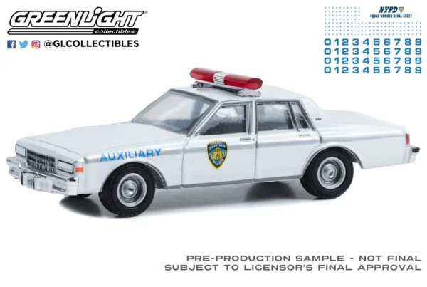 1/64 NYPD 1989 Chevrolet Caprice Auxiliary